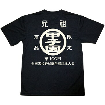 100回記念 全国高校野球選手権記念大会 元祖甲子園 Tシャツ ドライメッシュ 本気の夏、100回目 大変貴重です。