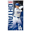 MLB ロサンゼルス・ドジャース DODGERS 公式 ★大谷翔平 ビーチタオル☆ サイズ:約153cm×77cm サインプリント入 Win Craft COO...