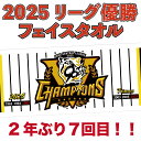 阪神タイガース球団承認 2025 リーグ優勝記念 フェイスタオル★2025LV-F/T☆シャーリング コットン100%