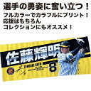 阪神タイガース球団承認 NEW!選手フォトタオル佐藤　輝明　8 　新登場！