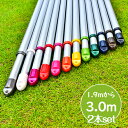 トヨトミの物干し竿 組み立て式 伸縮丸竿 2本セット(長さ:1.9mから3.0mまで伸びる)本体色:シルバ色 錆びないアルミ物干し竿 天井から竿を下げる物干し金...