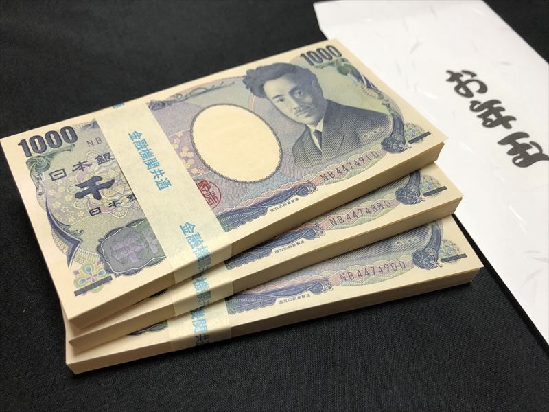 お年玉袋 3枚付き E 1000円 折らない 札束 3束 ダミー お年玉 おとしだま おとし玉 ドッキリ 子供 姪っ子 甥っ子 ポチ袋 お正月 お金 小学生 中学生 高校生 お金 おもしろ 景品 どっきり お正…