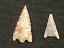 矢じり 大小 2点セット 旧石器時代 サハラ砂漠 発掘 希少 本物 世界史 教材 実物教材 社会科