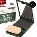 グリーンノート ヘナ ヘアカラーファンデーション ブラック(コンパクト付) 毛染め 白髪染め;