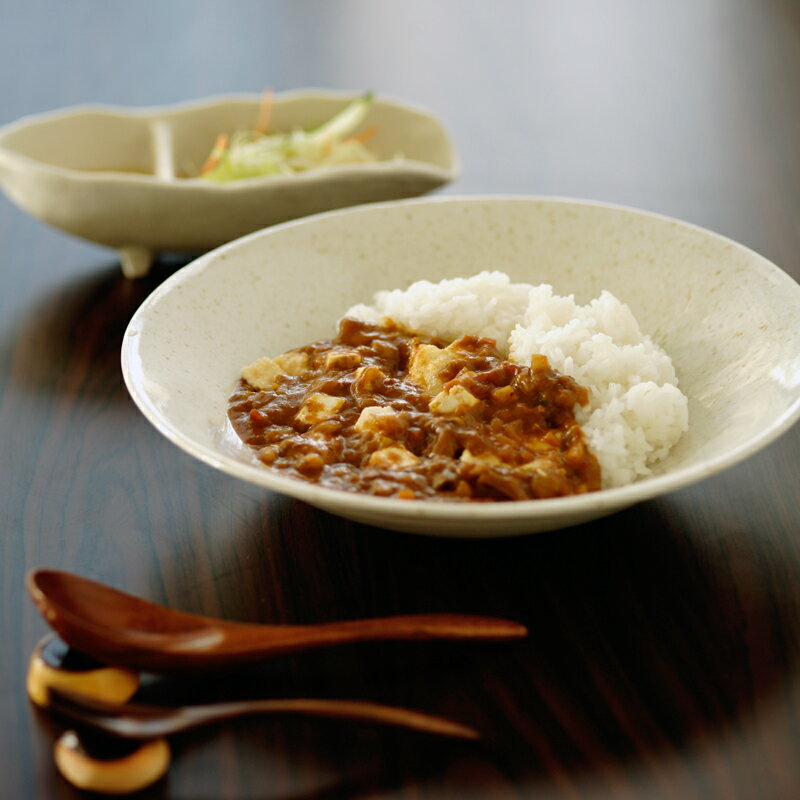 乐天商城 - うちカフェ　パスタ皿 カレー皿24×H.5cm【美濃焼】;