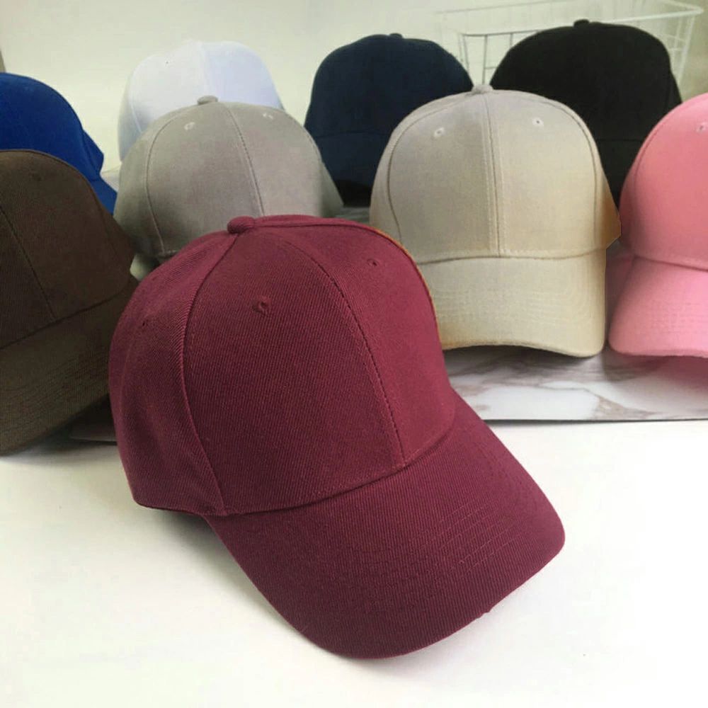 CAP キャップ 安い ホワイト 無地 グレー ツバあり ピンク 帽子 レッド オレンジ ...