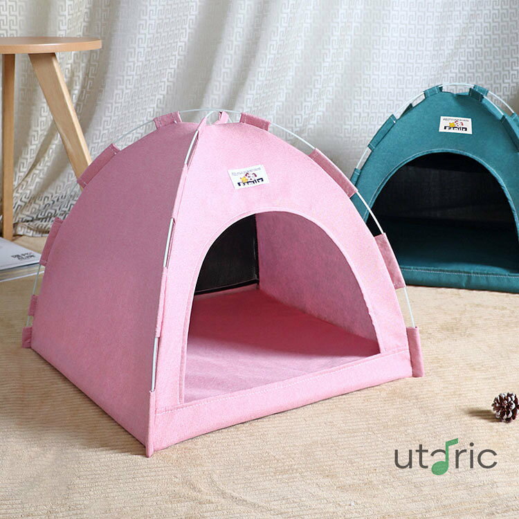 ペットテント 猫犬用小屋 猫ベッド 猫ハウス ペットハウス ワンタッチ式 組み立て...