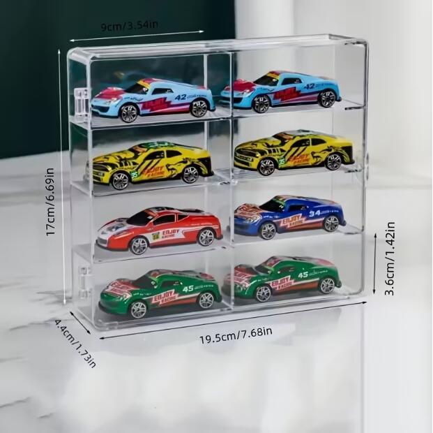 ミニカー収納ケース アクリル製 16 マス トミカケース コレクションボックス トミカ・ミニカーをきれいに飾れる透明コレクションケースです。 ■透明アクリル素材 中身が一目で確認でき、ディスプレイに最適。ホコリから大切なミニカーを守ります。 ■16 個仕切りマス 1 台ごとに個別収納。車同士の擦り傷を防ぎます。 ■積み重ね可能 複数個を重ねて設置可能、省スペースでコレクションを増やせます。ミニカー収納ケース アクリル製 16 マス トミカケース コレクションボックス トミカ・ミニカーをきれいに飾れる透明コレクションケースです。 ■透明アクリル素材 中身が一目で確認でき、ディスプレイに最適。ホコリから大切なミニカーを守ります。 ■16 個仕切りマス 1 台ごとに個別収納。車同士の擦り傷を防ぎます。 ■積み重ね可能 複数個を重ねて設置可能、省スペースでコレクションを増やせます。