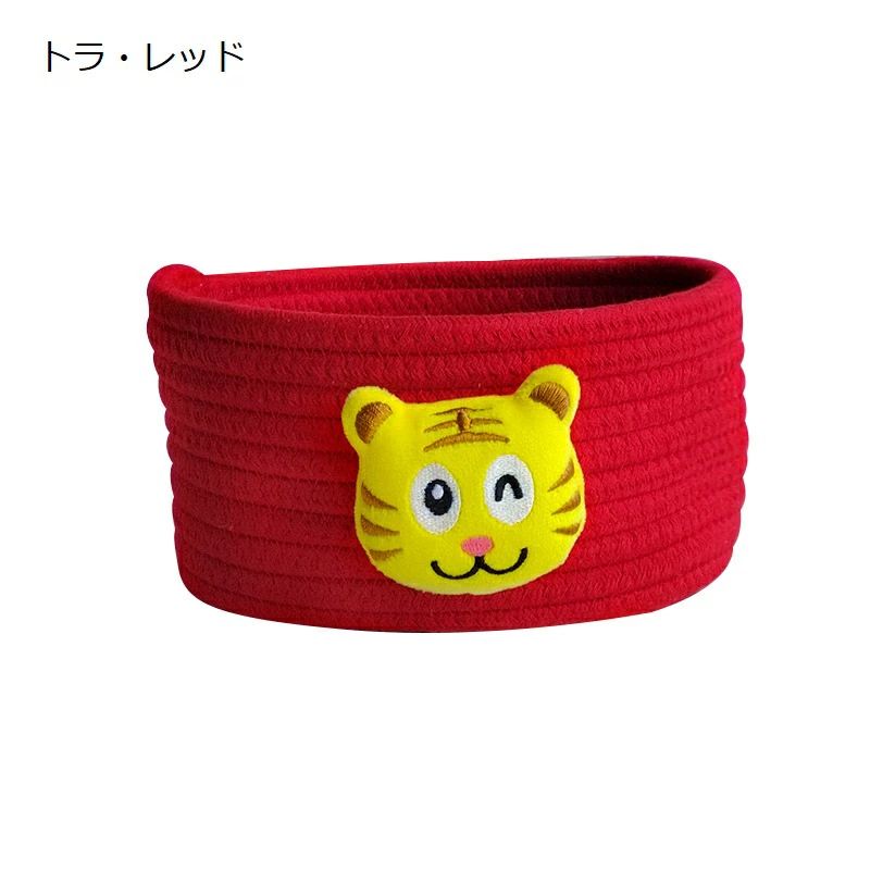 綿 ロープ 編みバスケット 編み 収納バスケット かわいい 綿ロープ バスケット 小さい バスケット 犬 猫 おもちゃ箱 整理用 3サイズ ペット おもちゃ