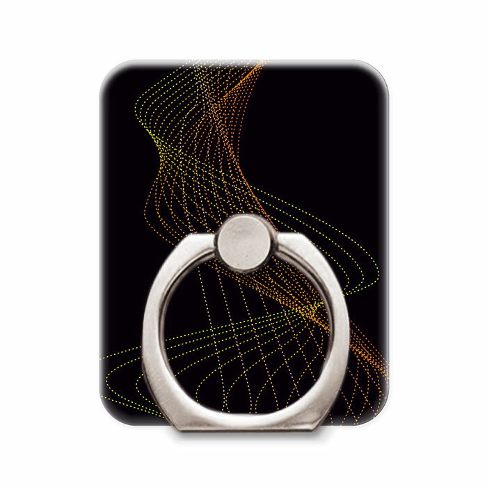 スマホリング スマホスタンド スマホアクセサリー ホールドリング 幾何学模様 ジオグラフィック 周波数 ブラック オレンジ シンプル iPhone13 iPhone12 11 SE(第ニ世代) X/XS Max Xperia AQUOS Galaxy Google Android Apple スマートフォン用リング