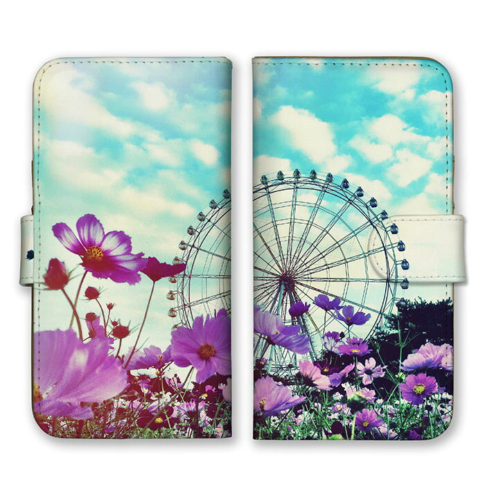 Rakuten - 全機種対応 手帳型 スマホケース SIMフリー対応 花柄 花 フラワー flower 押し花 鮮やか さわやか アート アート柄 デザイン 水彩画 クレヨン えのぐ ペンキ 綺麗 派手 柄 set10816 iPhone14 13 12mini Pro Max SE(第3世代) Galaxy Xperia AQUOS