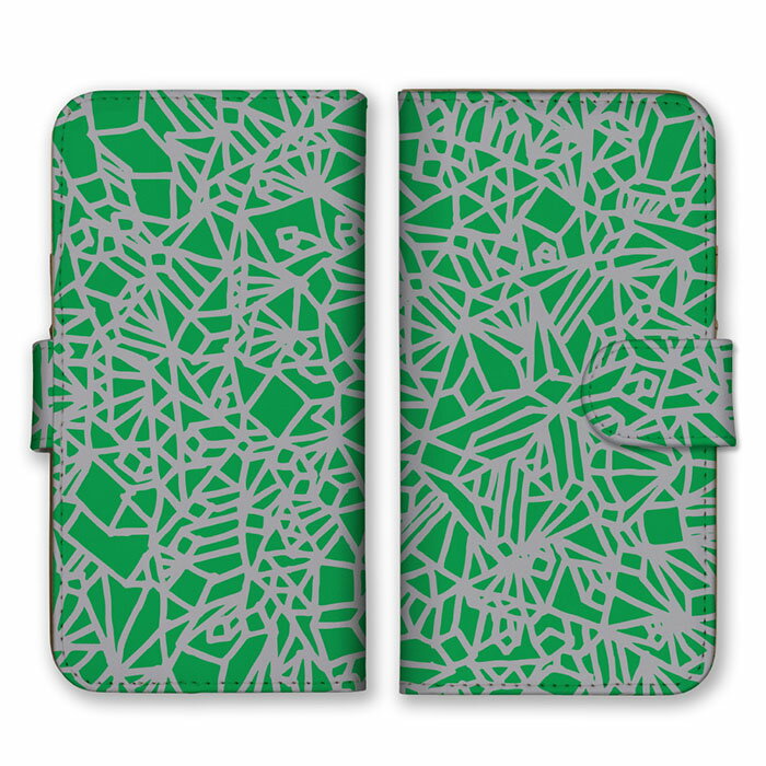 全機種対応 手帳型 スマホケース SIMフリー対応 下手 手書き 葉っぱ アート アート柄 デザイン お洒落 かわいい ダイア 四角 三角 網目 メロン 水 灰 グレー 二色 奇抜 set11232 iPhone14 13 12mini Pro Max SE(第3世代) Galaxy Xperia AQUOS