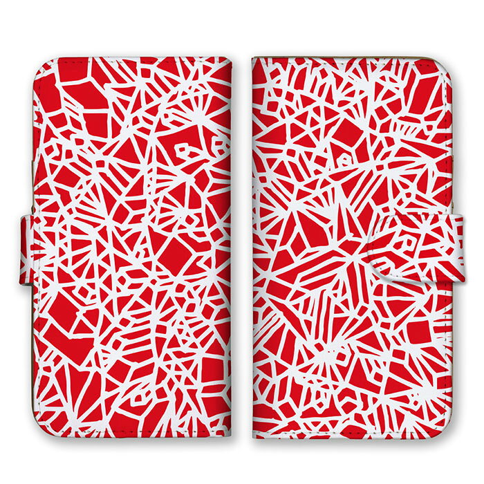 Rakuten - 全機種対応 手帳型 スマホケース SIMフリー対応 下手 手書き 葉っぱ アート アート柄 デザイン お洒落 かわいい ダイア 四角 三角 網目 メロン 青 ブルー 黒 ブラック 二色 set11243 iPhone14 13 12mini Pro Max SE(第3世代) Galaxy Xperia AQUOS