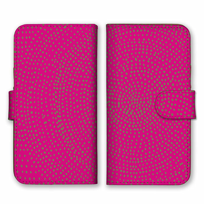 全機種対応 手帳型 スマホケース SIMフリー対応 手書き 円 下手 種 水玉 点々 ドット 模様 柄 カラフル 派手 奇抜 芸術 個性的 らくがき 豹柄 橙 オレンジ 抹茶 グリーン set11271 iPhone14 13 12mini Pro Max SE(第3世代) Galaxy Xperia AQUOS