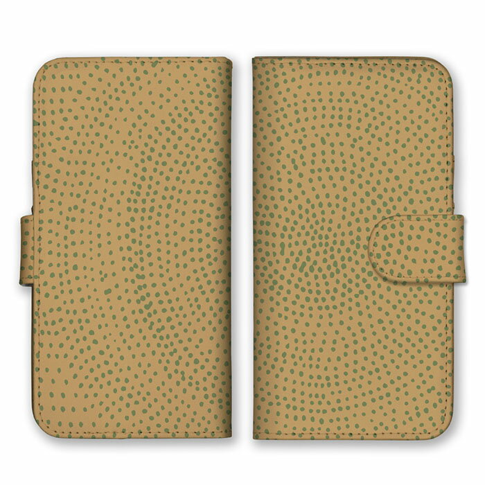 全機種対応 手帳型 スマホケース SIMフリー対応 手書き 円 下手 種 水玉 点々 ドット 模様 柄 カラフル 派手 奇抜 芸術 個性的 らくがき 豹柄 茶 抹茶 チョコ お菓子 set11276 iPhone13 12 11 Pro Max SE(第2世代) Galaxy Xperia AQUOS