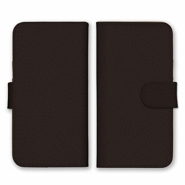 全機種対応 手帳型 スマホケース SIMフリー対応 手書き 円 下手 種 水玉 点々 ドッ...