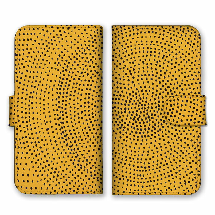 全機種対応 手帳型 スマホケース SIMフリー対応 手書き 円 下手 種 水玉 点々 ドット 模様 柄 カラフル 派手 奇抜 芸術 個性的 らくがき 豹柄 ゴマ 胡麻 灰 黒 種 set11299 iPhone13 12 11 Pro Max SE(第2世代) Galaxy Xperia AQUOS