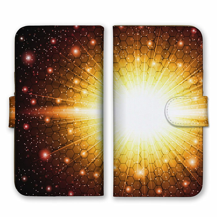 全機種対応 手帳型 スマホケース SIMフリー対応 キラキラ 光 宇宙 六角形 デザイン アート アート柄 神秘 芸術 綺麗 柄 模様 お洒落 オシャレ 総柄 紫 白 ピンク パープル set12759 iPhone14 13 12mini Pro Max SE(第3世代) Galaxy Xperia AQUOS