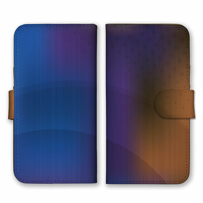 全機種対応 手帳型 スマホケース SIMフリー対応 オーロラ 波紋 神秘的 幻想 芸術 デザイン アート シンプル 柄 模様 ぼかし 水玉 落ち着いた 大人 橙 ピンク 茶色 淡桃 set13590 iPhone14 13 12mini Pro Max SE(第3世代) Galaxy Xperia AQUOS