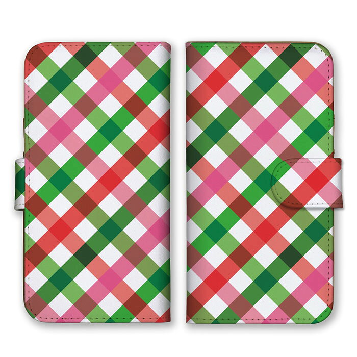 Rakuten - 全機種対応 手帳型 スマホケース SIMフリー対応 ハート 大きい 星 チェック ボーダー ドット ストライプ 総柄 アート デザイン 人気 おしゃれ かわいい オススメ 白 ピンク 桜色 ライトグレー set14700 iPhone14 13 12mini Pro Max SE(第3世代) Galaxy Xperia AQUOS