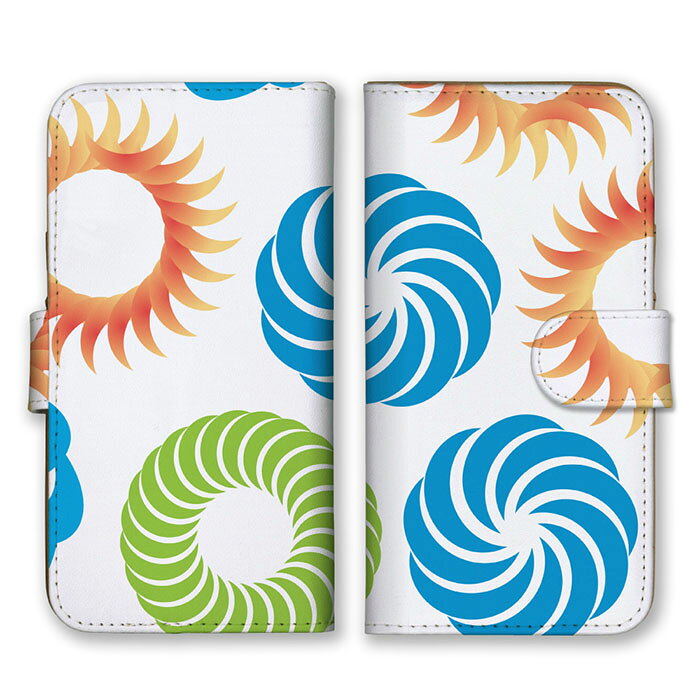Rakuten - 全機種対応 手帳型 スマホケース SIMフリー対応 葉 葉っぱ 木の葉 もみじ デザイン 芸術 アート 柄 シンプル 模様 大人 定番 可愛い おしゃれ 落ちついた 春緑 緑 グリーン 若草色 set14708 iPhone14 13 12mini Pro Max SE(第3世代) Galaxy Xperia AQUOS