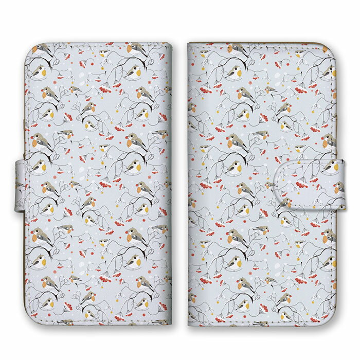 Rakuten - 全機種対応 手帳型 スマホケース SIMフリー対応 総柄 鳥 花柄 模様 柄 デザイン スケッチ 奇抜 アート 芸術 オススメ イラスト グラフィック 大人気 グリーン ブラウン グリーン set14902 iPhone14 13 12mini Pro Max SE(第3世代) Galaxy Xperia AQUOS
