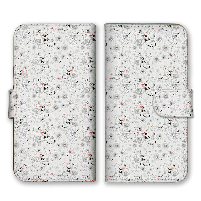Rakuten - 全機種対応 手帳型 スマホケース SIMフリー対応 set20013 iPhone14 13 12mini Pro Max SE(第3世代) Galaxy Xperia AQUOS