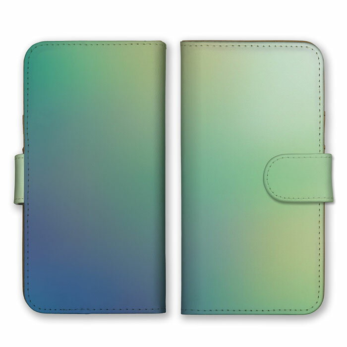 Rakuten - 全機種対応 手帳型 スマホケース SIMフリー対応 set21015 無地 グラデーション ブルー 水彩 透明感 おしゃれ 上品 大人 綺麗 キレイ シンプル iPhone14 13 12mini Pro Max SE(第3世代) Galaxy Xperia AQUOS