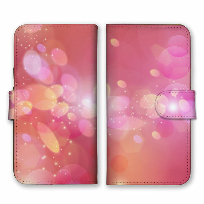 Rakuten - 全機種対応 手帳型 スマホケース SIMフリー対応 set21170 ピンク 桜色 綺麗 可愛い 大人かわいい 光 ハレーション キラキラ きらきら グラデーション 上品 エレガント 美人 iPhone14 13 12mini Pro Max SE(第3世代) Galaxy Xperia AQUOS