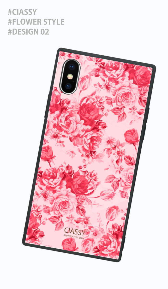 四角い スマホケース 耐衝撃 強化ガラス iPhone ケース TPU ハードケース 光沢 カラー 花柄 ボタニカル フラワー 可愛い 総柄 大人 iPhone13Promax 13mini SE(第3世代) 12 11 XR X/XS iPhone8 Plus 流行 トレンド ClASSY