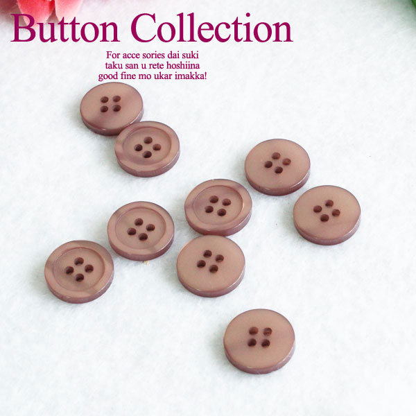 BT-108【プラボタン】【15mm】シンプルなデザインのプラボタン【1個】ブローチ/手芸/ドレスシャツ/ブラウス/ハンドメイド/メンズシャツ/ホワイト/業販/...