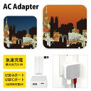 (5/9 20:00〜5/16 01:59 15%OFFクーポン配布) 摩天楼 USB Type-C Type-A ACアダプター コンセント 2台同時充電可能...