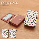 (5/3〜5/6まで15%OFFクーポン配布) No38 Heart Leopard コインケース 小銭入れ ICOCA Suica パス | かわいい 二つ折...