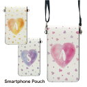 (マラソン限定10%OFFクーポン配布予定) No23 Dream Heart スマホポーチ スマートフォンポシェット ポシェット iPhone Android タッチ操作対応 ショルダーベルト 肩掛け 斜め掛け ポーチ 合皮 帆布 ジャケット