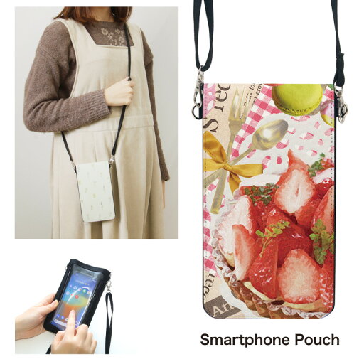 (5/9 20:00〜5/16 01:59 15%OFFクーポン配布) No78 sweet collage スマホポーチ スマートフォンポシェット ポシェット iPhone Android タッチ操作対応 ショルダーベルト 肩掛け 斜め掛け ポーチ 合皮 帆布 ジャケット スイーツ (5/9 20:00〜5/16 01:59 15%OFFクーポン配布) No78 sweet collage スマホポーチ スマートフォンポシェット ポシェット iPhone Android タッチ操作対応 ショルダーベルト 肩掛け 斜め掛け ポーチ 合皮 帆布 ジャケット スイーツ