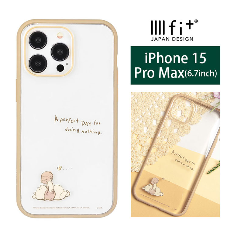 乐天商城 - (SSクーポン配布 P×5 20：00〜11日01:59まで) くまのプーさん iPhone15 Pro Max クリアケース iPhone 15 ProMax 6.7インチ IIIIfit ディズニー ケース キャラクター プロ アイフォン かわいい | イーフィット スマホケース スマホカバー スマホ 透明 プーさん プロマックス