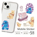 ディズニーキャラクターズ ステッカー 5枚セット シールセット デコレーション モバイルステッカー ビッグサイズ ミニサイズ キラキラ クロミ グッズ シール ...