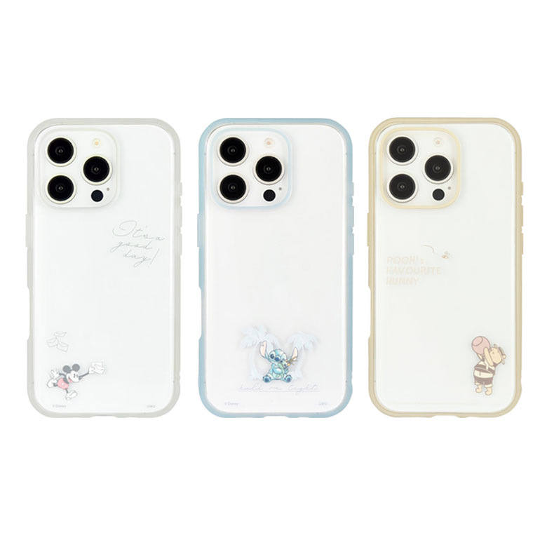 ディズニー IIIIfit Clear iPhone16 Pro ハードケース iPhone 16 pro 6.3インチ ケ...