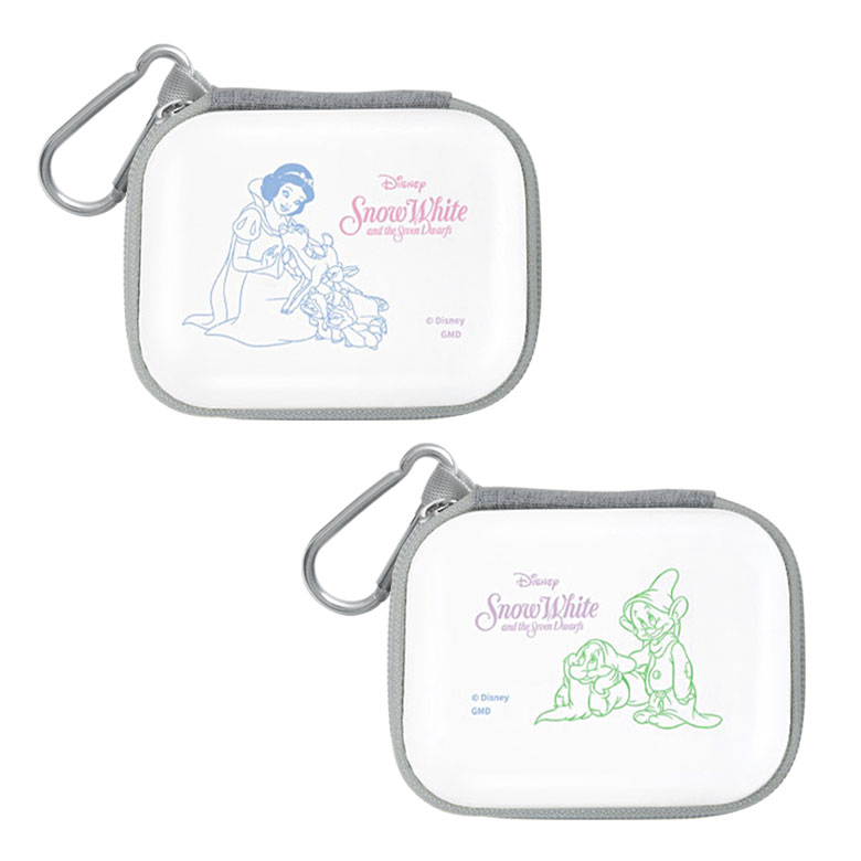 ディズニーキャラクター 白雪姫 ガジェットポーチ SS 手のひらサイズ ミニポーチ カラビナ付き ハードケース キャラクター グッズ 雑貨 ファスナー ポーチ おしゃれ 小物入れ ケース | Disney ディズニー 収納ポーチ ガジェット 収納 ハード ハードポーチ ガジェットケース monomode-10210712 スマホケースの店 モノモード サンプル画像2