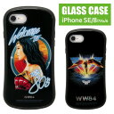 Wonder Woman ハイブリッドケース iPhone8 iPhone7 iPhone SE 2020 ガラスケース スマホケース DC アメコミ ヒーロー 第二世代 iPhoneSE 第2世代 キャラクター ワンダーウーマン 携帯ケース カバー ジャケット 9H ケース アイホン