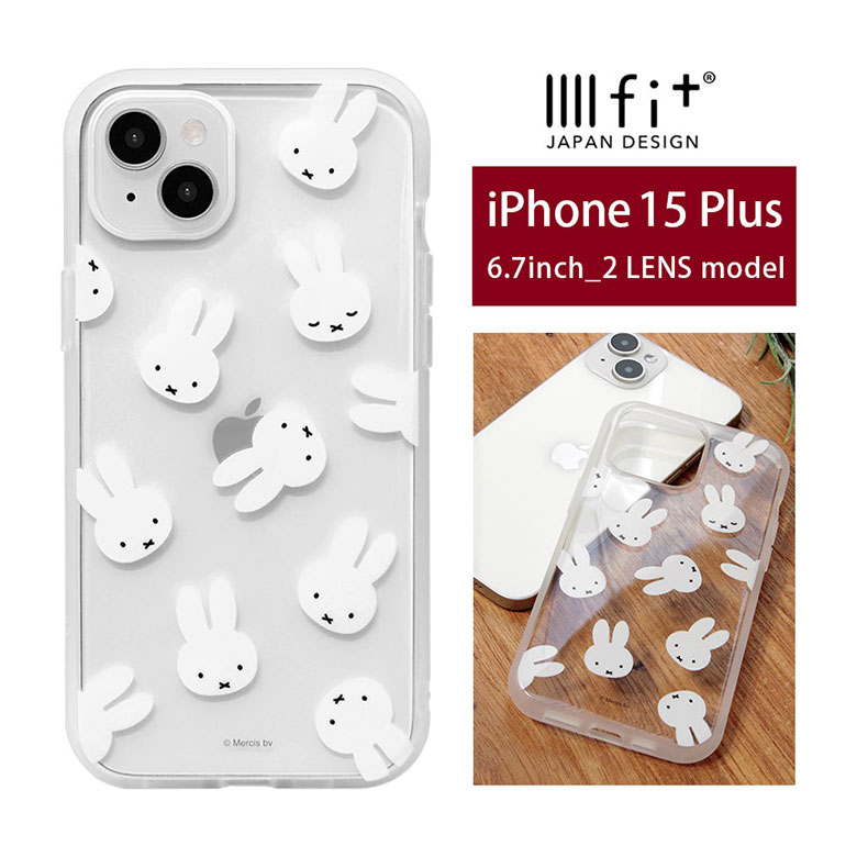 IIIIfit Clear ミッフィー iPhone15 Plus クリアケース iPhone 15 plus 6.7インチ ハードケース ケース キャラクター iPhone15 プラス 透明 カバー アイフォン ハイブリッド ハードカバー かわいい アイホン|アイフォン15 スマホ スマホケース