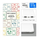 (5/9 20:00〜5/16 01:59 15%OFFクーポン配布) 【PSE適合品】ミッフィー 急速充電 USB出力 Type-C スマートフォン充電器 2...