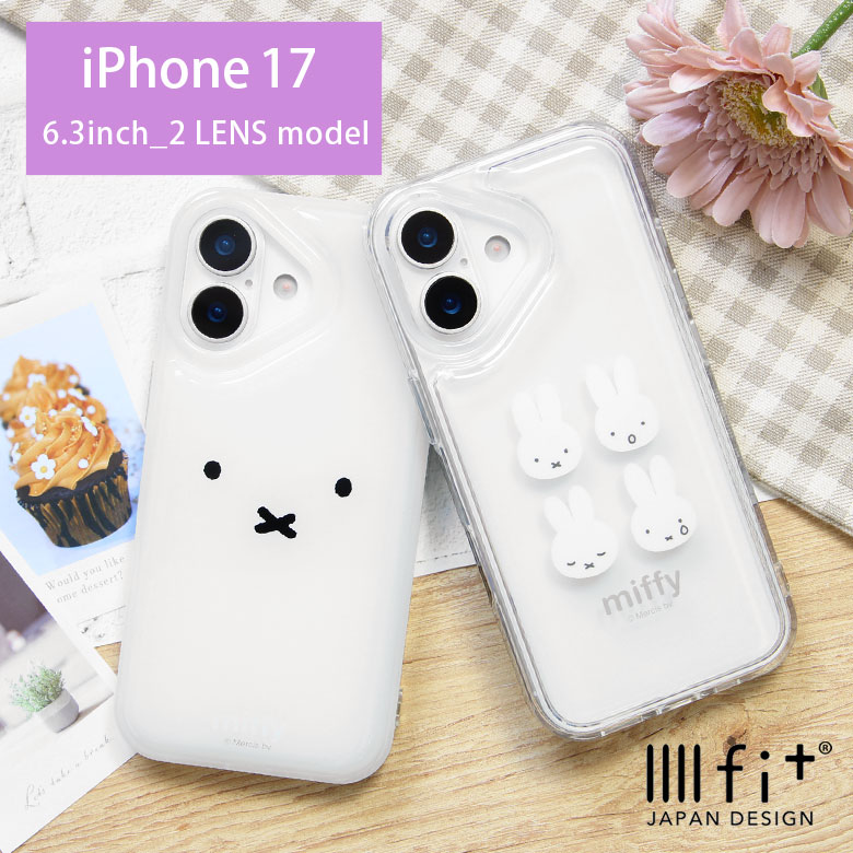乐天商城 - (SSクーポン配布 P×5 20：00〜11日01:59まで) ミッフィー IIIIfit Clear iPhone17 ケース iPhone 17 miffy フェイス クリアケース ソフトケース クリア iPhone17ケース カバー アイフォン17 ソフトカバー キャラクター かわいい | グッズ スマホケース スマホカバー