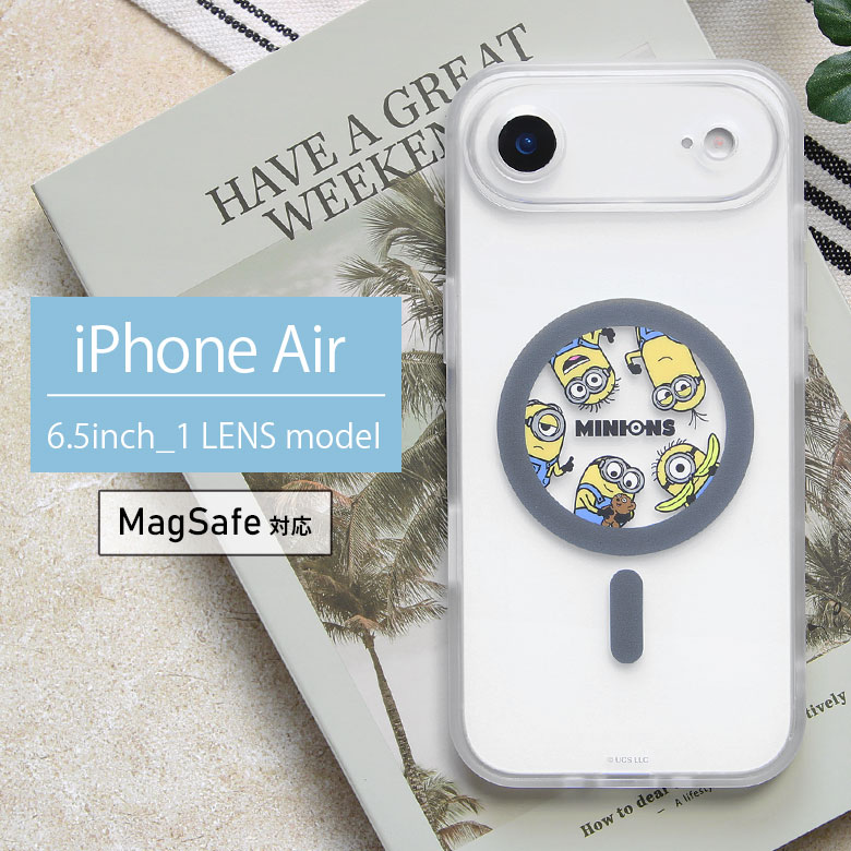 Rakuten - 『怪盗グルー/ミニオンズ』 iPhone Air MagSafe対応 IIIIfit プランプフレーム 半透明 クリアケース minions ミニオン マグセーフケース クリア ケース ハイブリッドケース iPhoneAir エアー アイフォン air magsafe