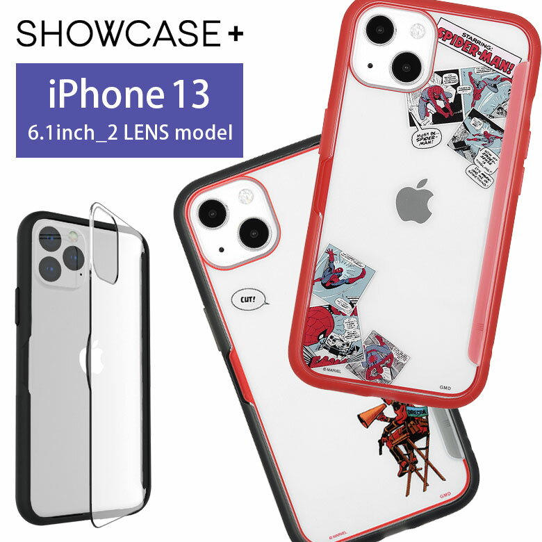 写真やメモが挟めるケース MARVEL iPhone13 ハードケース クリア 6.1インチ スリム スマホケース ケース キャラクター スパイダーマン デッドプール マーベル カバー アイフォン ハードカバー ジャケット アイホン | アイフォンケース 携帯ケース iPhoneケース iPhoneカバー