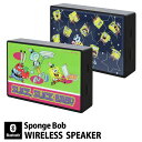 スポンジ ボブ ワイヤレススピーカー Bluetooth 5.0 コンパクトサイズ スマートフォン スマホ iPhone Android iPod WALKMAN キャラクター グッズ SpongeBob スポンジボブ ワイヤレス かわいい オーディオ ブルートゥース