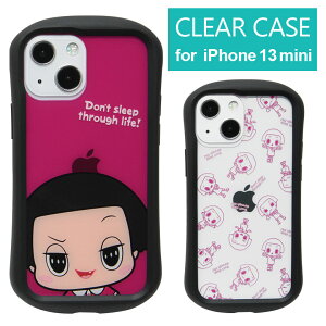 チコちゃんに叱られる! iPhone 13 mini 12 mini クリアケース キズ防止 ハイブリッド iPhone13mini iPhone ケース カバー チコちゃん ラインアート 透明 アイフォン 13 ミニ iPhone12mini 携帯ケース アイホン 12ミニ | スマホケース 透明ケース