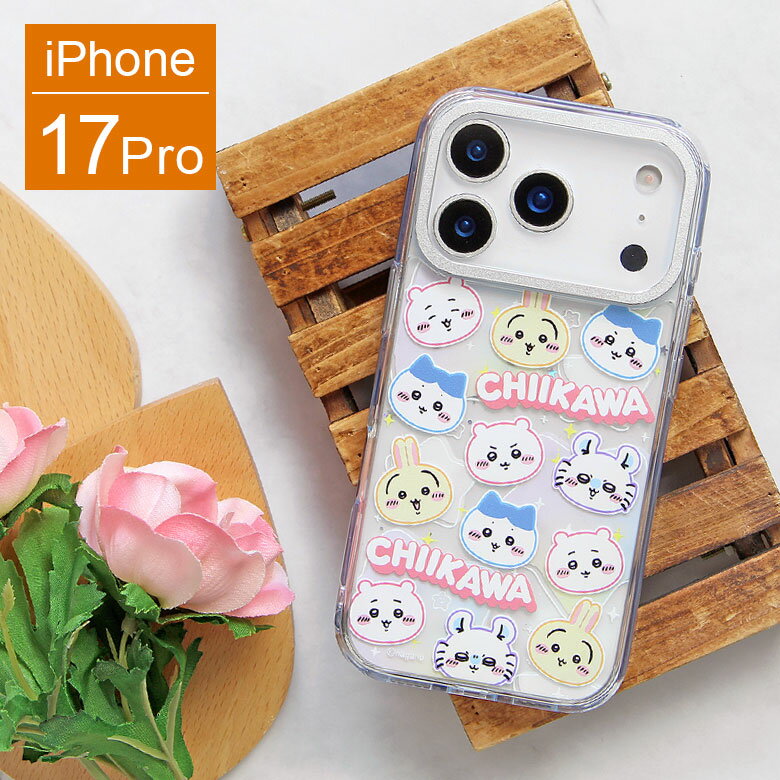 Rakuten - ちいかわ Camera Frame iPhone 17 Pro クリアケース ソフトケース ハチワレ モモンガ キラキラ インナーシート付き iPhone17 プロ アイフォン アイホン 17Pro カバー クリア ハイブリッド かわいい