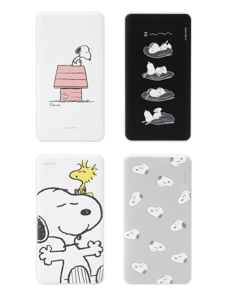 【PSE適合品】ピーナッツ スヌーピー USB Type-C Type-A 急速充電 USB出力 スマートフォン充電器 2.1A かわいい 4000mAh PEANUTS グッズ リチウム充電器 防災 コンパクト モバイルバッテリー iPhone Android | キャラクター スマホグッズ タイプC 防災グッズ 災害 バッテリー monomode-10202513 スマホケースの店 モノモード サンプル画像2