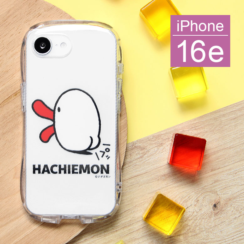 乐天商城 - ハチエモン iPhone 16e クリスタルクリアケース TPU ソフトケース iPhone16e ハチエモングッズ アイフォン アイホン iphone16eケース カバー 耐衝撃 クリアケース 持ちやすい クリアケース